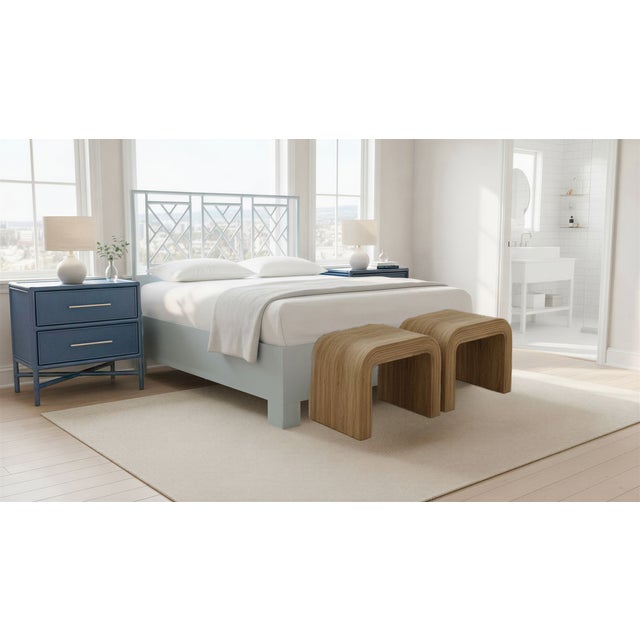The Small Bahia Bench brings a touch of retro-inspired sophistication with its carefully hand-shaped pencil rattan,...