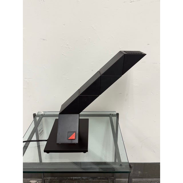 Black Shui L. D. Chan Z-Lite Rubic Cube Adjustable Desk Light, 1980's For Sale - Image 8 of 12