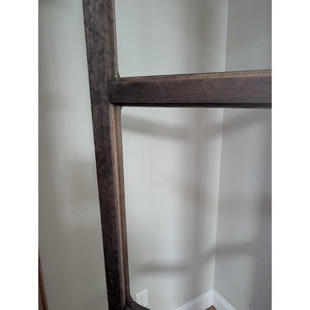 Wood Folding Screen/ Two Panel Room Divider Frame For Sale - Image 7 of 7