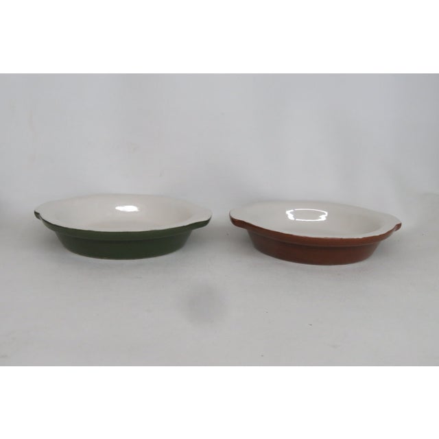 Hall Pottery 512 Crock Bowl 4pc Set Mid Century Ceramic Casserole Dishes 4508b For Sale In Miami - Image 6 of 14