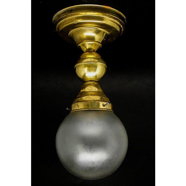 Metal Pendant Lamp, Germany, 1930s For Sale - Image 7 of 9