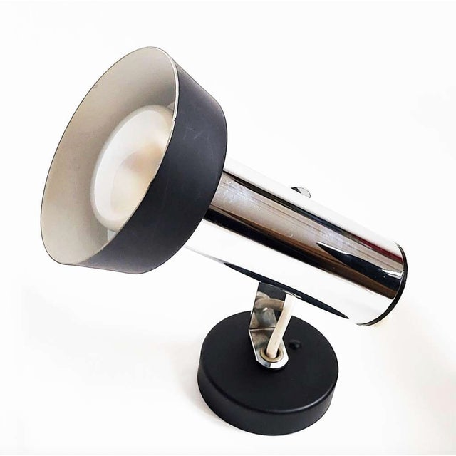 Minimalist Space Age Wall Lights, 1970s, Set of 2 For Sale - Image 6 of 16