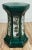 Green Vintage Majolica Style Glazed Green Garden Stool For Sale - Image 8 of 9