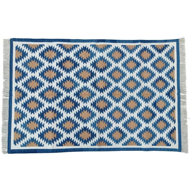 Not Yet Made - Made To Order Aelis Rug, 5x8, Blue For Sale - Image 5 of 5