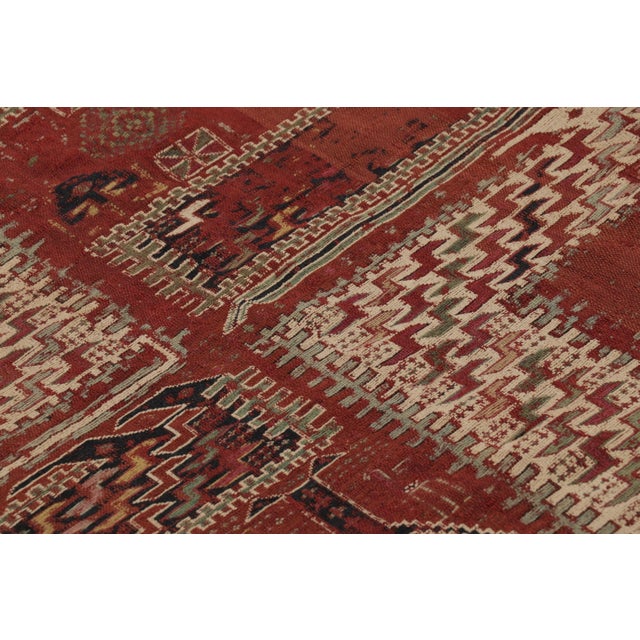This 6x11 antique Caucasian Soumak rug is a rare and profound curation from Rug & Kilim’s antique collection—a masterpiece...