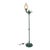 1910s Bradley & Hubbard (B&h) Aladdin Floor Lamp With Glass Flame Shade For Sale