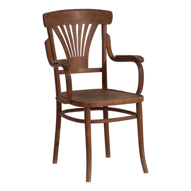 Vintage Bentwood Office Chair, 1920 For Sale