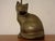 Metal Large Cat Brass Door Stopper, 1960s For Sale - Image 7 of 18