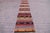 1970s Rustic Style Hand Knotted Stripe Design Oushak Kilim Runner Rug For Sale - Image 9 of 9