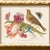Illustration Reproduction Vintage Birds and Butterflies Art Print (Bird#3), Framed For Sale - Image 3 of 5