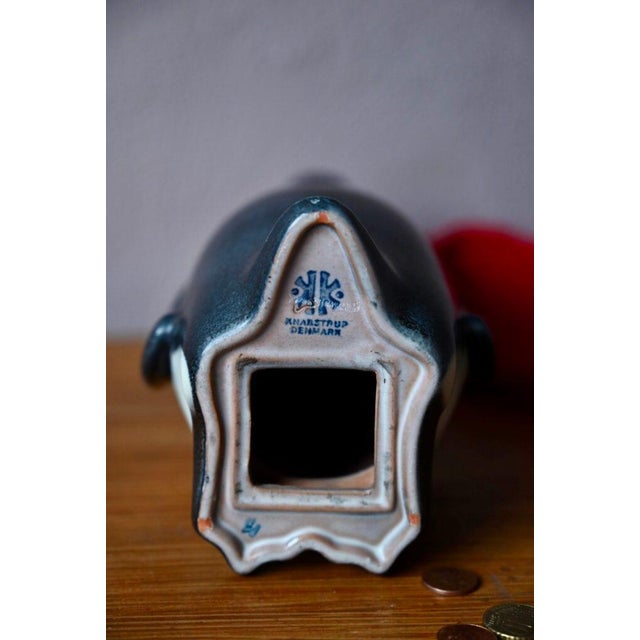 Pondus the Penguin Piggy Bank by Knabstrup for Landsmandsbanken For Sale - Image 9 of 14