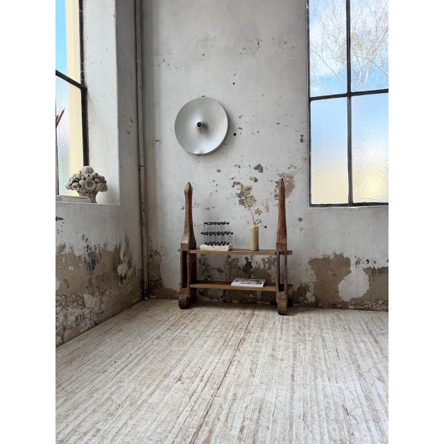 Brown Afghan Brutalist Shelf, 1950s For Sale - Image 8 of 18