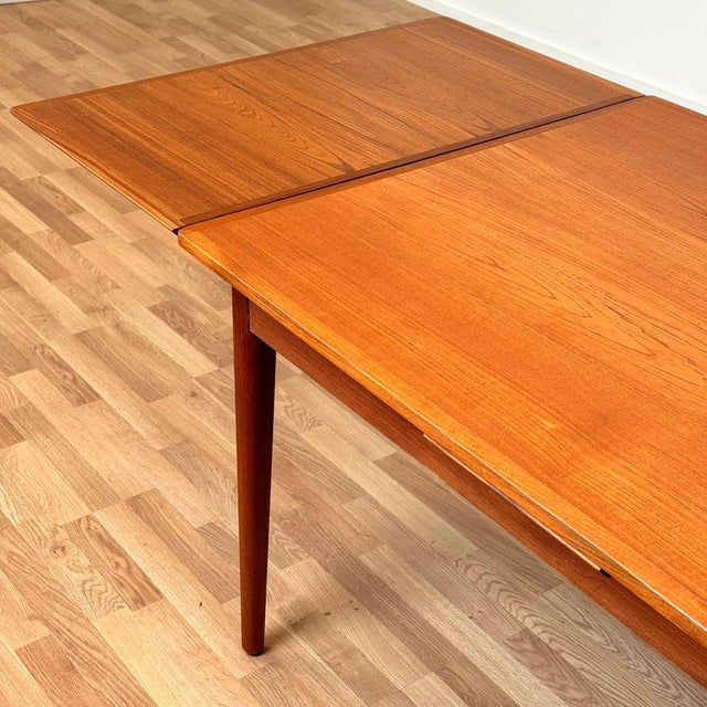 Teak Dining Table, Denmark, 1950s-1960s For Sale - Image 3 of 8