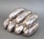 Almazán Silver-Plated Fruit Sculptures of Banana Bunch and Apples, 1970s, Set of 5 For Sale - Image 11 of 18