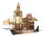 Curtis Jere Sculpture of a Church With Village For Sale