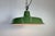 Industrial Green Enamel Factory Pendant Lamp, 1960s For Sale - Image 15 of 17