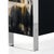 Dante Magazine Rack in Lacquered Black Wood, Leather & Steel by Arcahorn Designed by Filippo Dini Dimensions: D 12 x W 45...