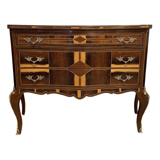 Rosewood Parquetry Chest of Drawers For Sale