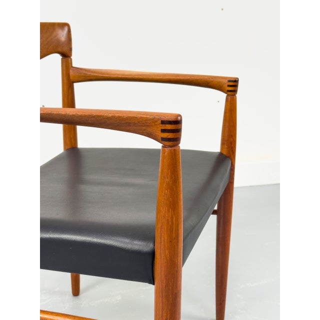 Wood Vintage Teak Armchair by H. W. Klein for Bramin, 1960s For Sale - Image 7 of 16