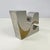 Brutalist Italian Modern Brutalist Style Metal Gold Metal Sculpture by Edmondo Cirillo, 1972 For Sale - Image 3 of 15