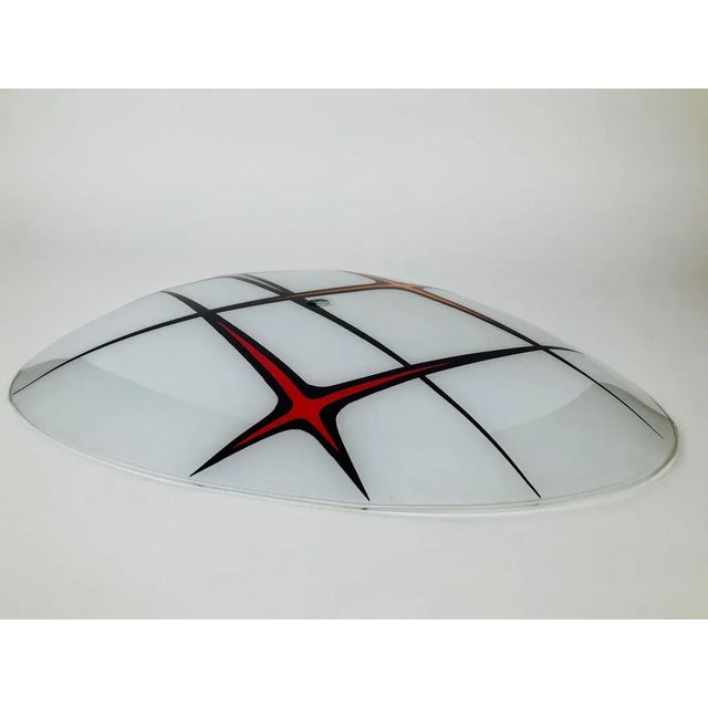 1950s Vintage Glass Plate Wall Light from Designfornication, 1956 For Sale - Image 5 of 9