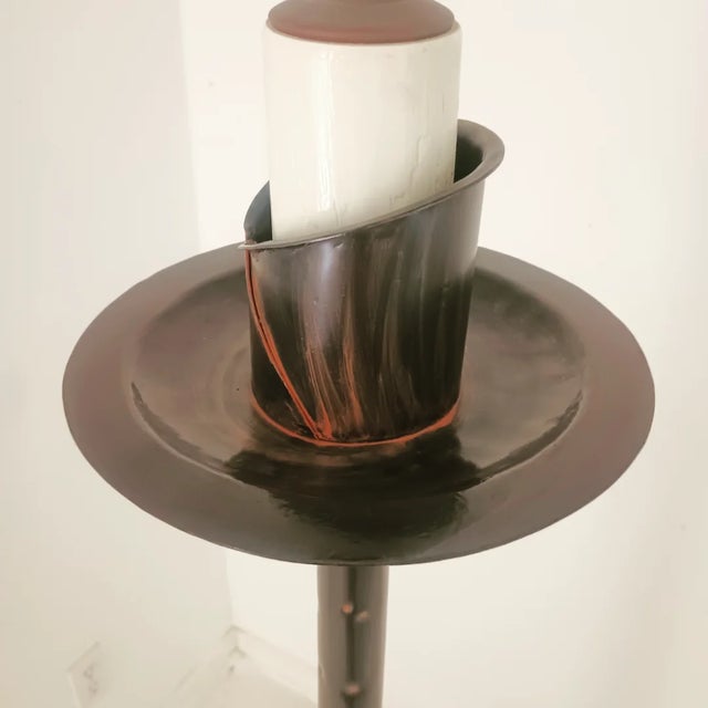 Vintage Wrought Iron Floor Lamp For Sale - Image 10 of 15