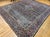 Persian Antique Tabriz Mahi Rug, Hand-Knotted Wool, Herati Geometric Pattern, Navy & Pale Red, 9x12 For Sale - Image 3 of 15