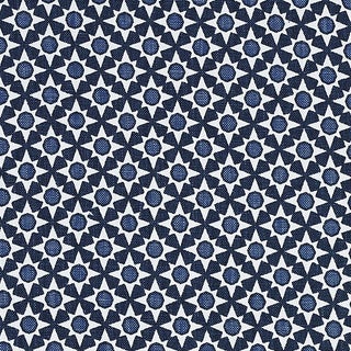 Sample - Schumacher Serendipity Fabric in Blues For Sale
