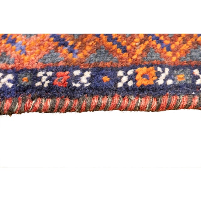 Vintage Hand-Knotted Persian Qashqai Rug 3'11" X 5'4" For Sale - Image 11 of 17