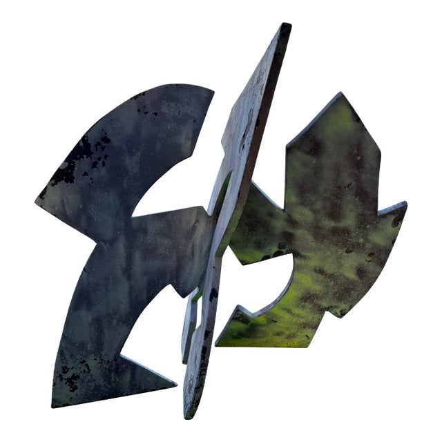 Abstract Steel Sculpture For Sale
