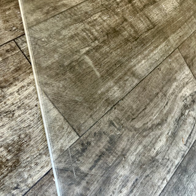 Mid Century Modern Waterfall Lucite Site Table With Floating Drawer. Circa 1970s. For Sale - Image 17 of 18