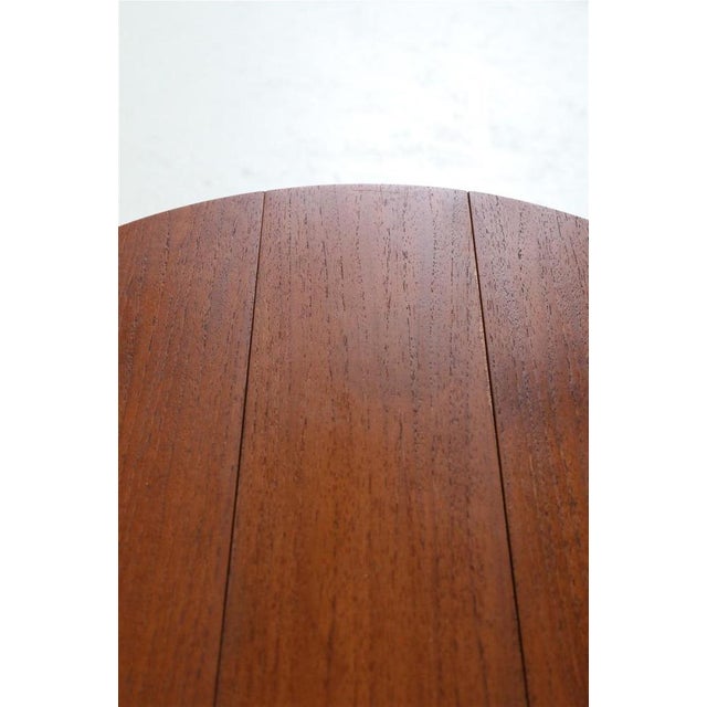 Danish Teak Folding Side Tables attributed to Carlo Jensen for Poul Hundevad, 1960s, Set of 2 For Sale - Image 10 of 17