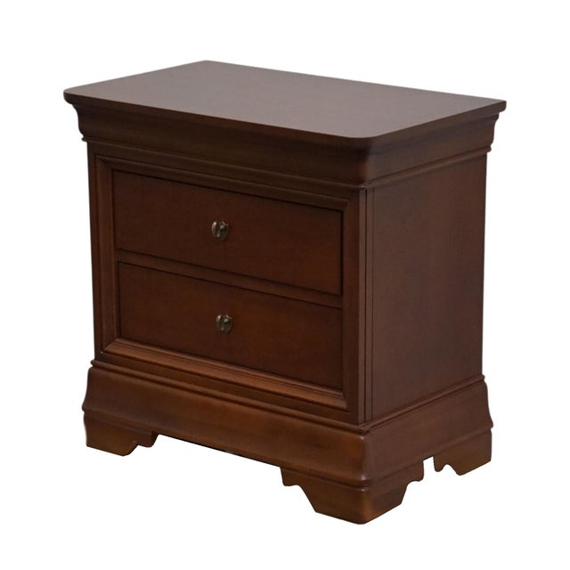 Thomasville Late 20th Century Thomasville Impressions Martinique Collection 28" Two Drawer Nightstand For Sale - Image 4 of 13