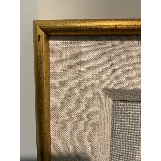 Vintage Poppy Needlepoint Matted and Framed For Sale - Image 9 of 12