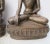 Asian Antique Matching Pair of Nepalese Bronze Buddhas Vintage 1970s'-A Pair of 2 For Sale - Image 3 of 8