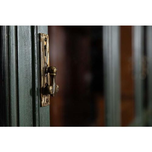 Large 19th Century English Mahogany Glazed Bookcase, 1890s For Sale - Image 9 of 16
