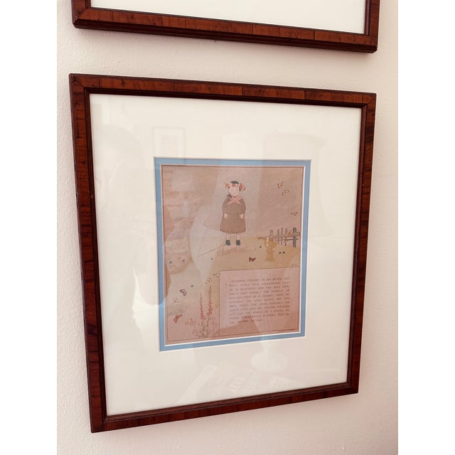 Vintage 1990s French "Filles Et Garçons" Art Prints - Set of 4 Framed For Sale In Rochester - Image 6 of 14