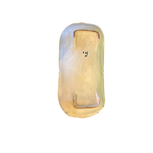 Antique Sunflower Asparagus Server For Sale - Image 4 of 7