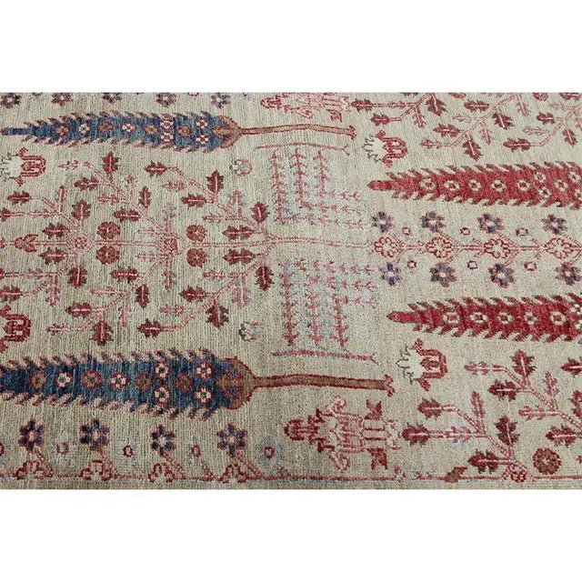 Handwoven Tree of Life Style Area Rug 2'5" X 9'5" For Sale - Image 4 of 10