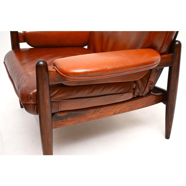 1960s Vintage Danish Leather Chairs, 1960, Set of 2 For Sale - Image 5 of 11