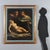 Oil on canvas. Bolognese school of the late 17th century. In the foreground, occupying the entire left part of the scene,...