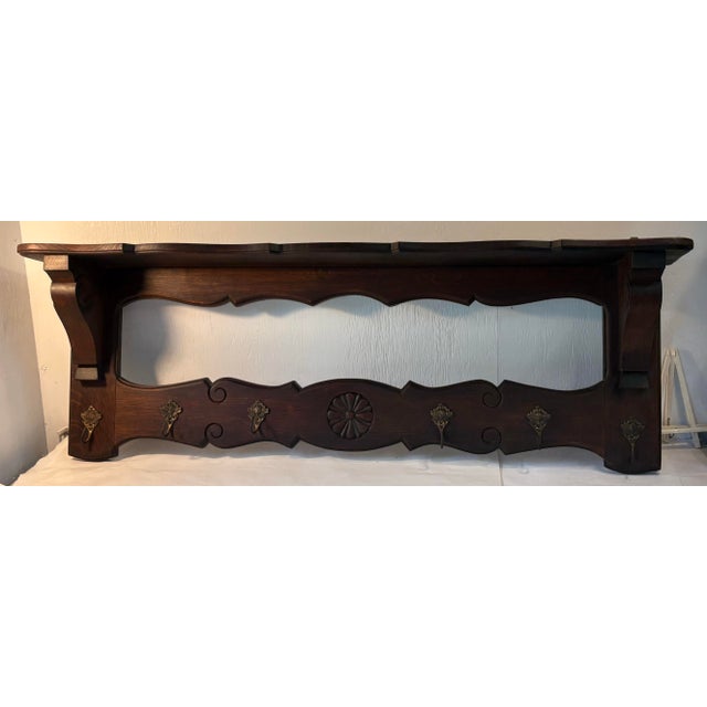 Early 20th Century Vintage French Pot Rack or Coat Rack For Sale - Image 5 of 12
