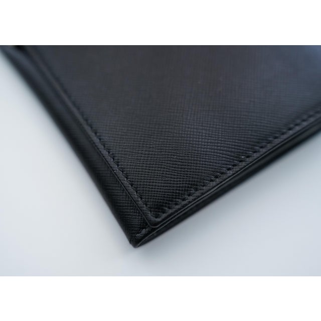 Salvatore Ferragamo Gancini Icona Black Leather Continental Wallet For Sale - Image 9 of 10