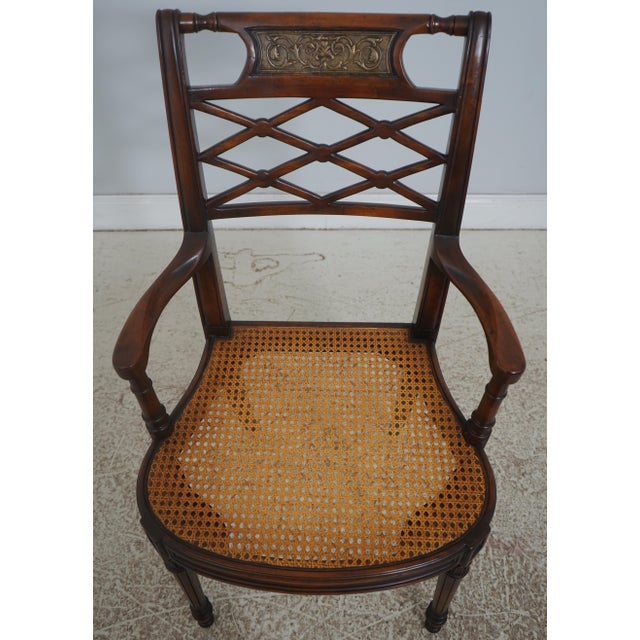 Age: Approx. 20 Years Old Details: Regency Style Mahogany Inset Bronze Plaque Fine Carved Details High Quality...