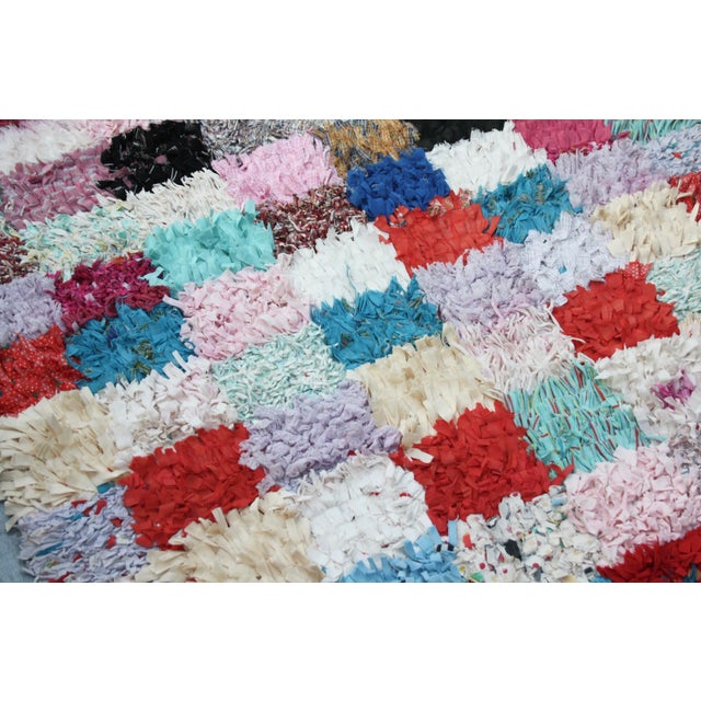 Mid 20th Century Mid 20th Century Vintage Moroccan Rug - 9'5'' X 4' For Sale - Image 5 of 6