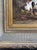 Gold Framed Oil-on-Board Farmyard Scene in the Dusseldorf School Style, Circa Mid-Century For Sale - Image 8 of 16