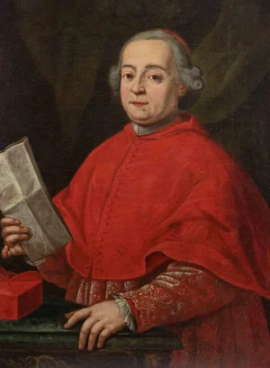 Unknown, Cardinal with Missive, 17th Century, Oil on Canvas