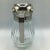 Traditional Italian Pitcher With Silver Plated Pour Spout and Handle on Molded Glass Base For Sale - Image 3 of 12