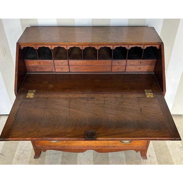 Late 18th Century 18th Century Virginia Inlaid Walnut Desk For Sale - Image 5 of 7