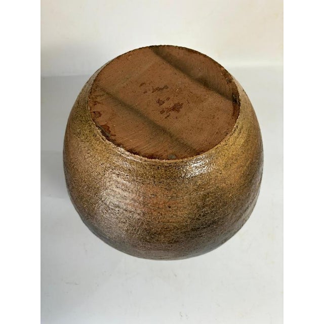 Brutalist Stoneware Vase, 1960s For Sale - Image 6 of 10